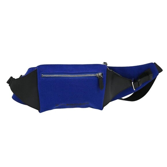 Balenciaga Blue Canvas Waist Bum Bag 433625 4260 W 002123 XX07595 - Picture 1 of 8
